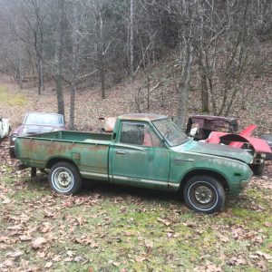 Datsun 620 Pickup Reg Cab Short Bed Green